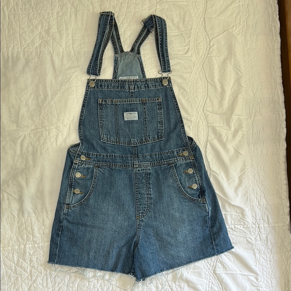 Women’s Levi Denim Overalls with Adjustable Straps